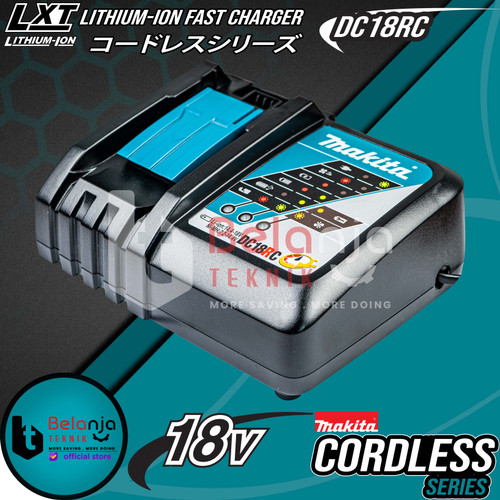 Makita Lithium-Ion Fast Charger DC18RC 18V LXT DC 18 RC With Fan 18 V