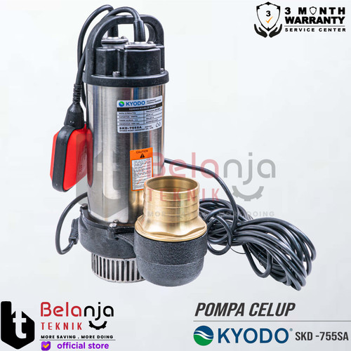 Kyodo Pompa Celup SKD 755 SA 3" Inch 750 Watt Sedot Air Kolam SKD755SA