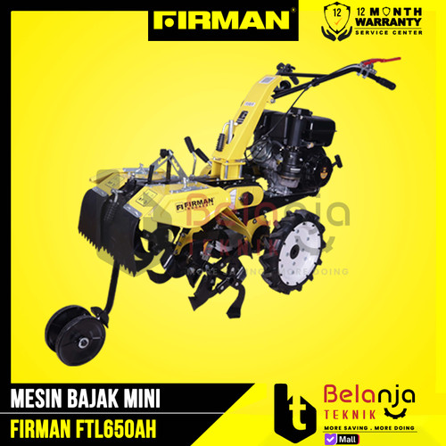 Firman Mesin Bajak FTL 650 AH Cultivator PARIT Bedengan FTL650 TILLER