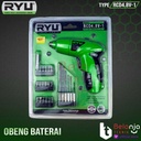 Ryu Bor Obeng Beterai Cordless RCD 4.8 V-1 Screwdriver Set RCD 4.8V-1