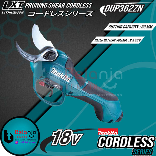 Makita Mesin Pemotong Dahan Ranting DUP362ZN Baterai 36V Pruning Shear