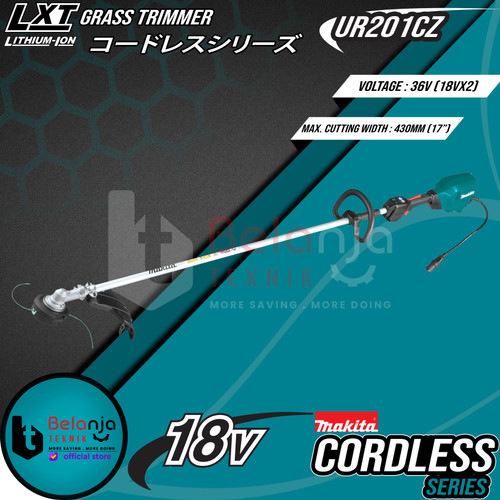 Makita Mesin Potong Rumput Senar UR201CZ Connect Grass Trimmer 18V 36V