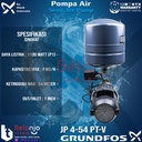Grundfos Mesin Pompa Sumur Dangkal Semi Jet JP 4-54 PT-V Stainless