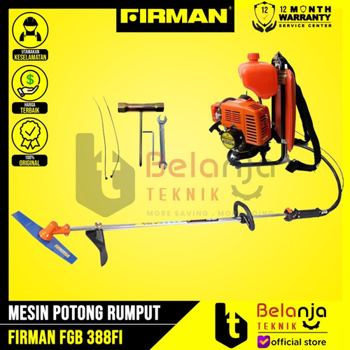 Firman Mesin Potong Rumput FGB 388 FI Brush Cutter 2 Tak Plus Senar