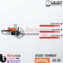 STIHL Hedge Trimmer HS 45 Stihl Mesin Potong Tanaman Dahan Daun HS45
