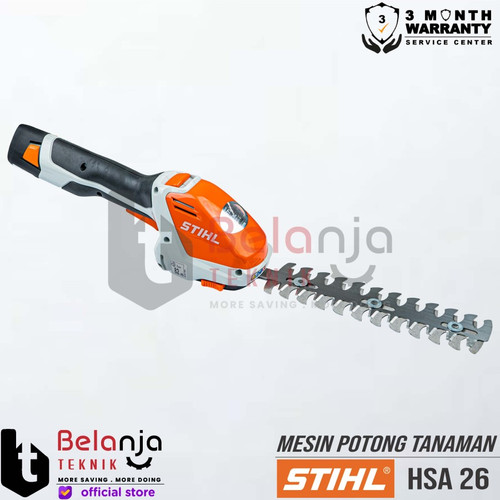 Mesin Potong Rumput Gunting Semak Baterai Stihl  HSA 26 Trimmer Grass Cordless Shear Shrub HSA26 10.8 V