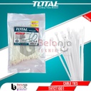 Total Cable Ties Tie 10 CM Kabel Tis Putih Pengait Nylon THTCT1001