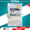 Total Cable Ties Tie 10 CM Kabel Tis Putih Pengait Nylon THTCT1001