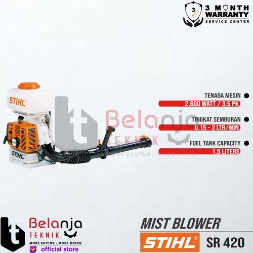 STIHL Mist Blower SR 420 Mesin Semprot Hama Gulma Bensin STIHL SR420