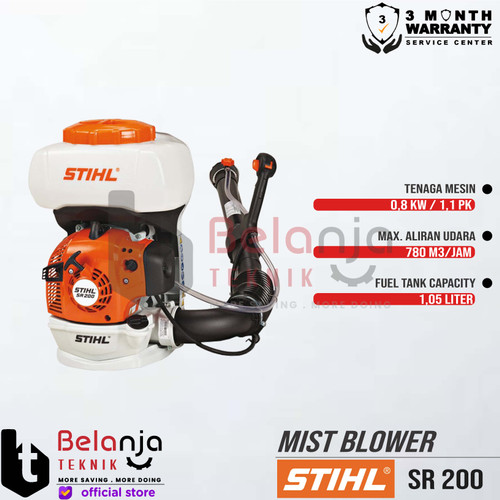 STIHL Mist Blower SR 200 Mesin Semprot Hama Gulma Bensin STIHL SR200