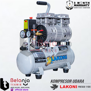 Lakoni Fresco 110 X Compressor Oilless Kompresor Udara Portable 1 HP