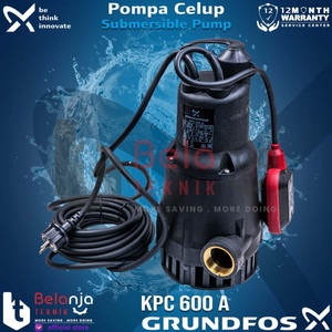 Grundfos Submersible Pump Mesin Pompa Celup Kolam Otomatis KPC 600 A