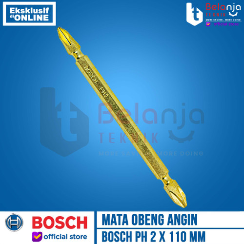 Bosch Screwdriver Magnetic PH 2 x 110 MM Mata Obeng Angin Magnet 1 PCS