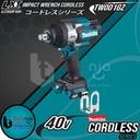 Makita Impact Wrench Cordless TW001GZ Mesin Pembuka Baut Baterai 40V