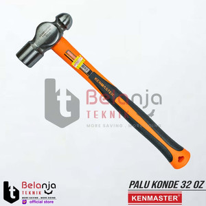 Kenmaster Palu Tukang Martil Konde Gagang Fiber 32OZ Palu Tukang 32OZ
