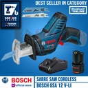 Bosch Mesin Sabre Saw Cordless GSA 12V-LI Charger Baterai 12 V 2 AH