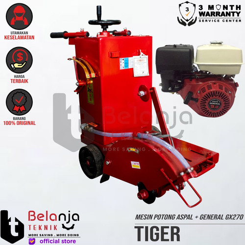 Tiger Mesin Potong Aspal CC 149 Concrete Cutter General GX 270