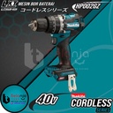 Makita Mesin Bor Baterai Cordless HP002GZ Hammer Driver Drill 40 Volt