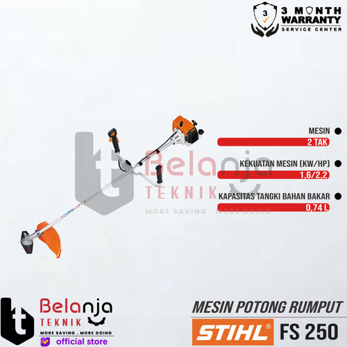 STIHL Brush Cutter FS 250 Mesin Potong Rumput Bensin 2 tak FS 250