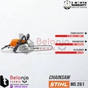 STIHL Chainsaw MS 261 18 Inch Mesin Potong Kayu MS261 Gergaji Kayu 18"