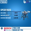 Bosch Table Saw GTS 254 Professional 10" Inch Gergaji Potong Kayu 10