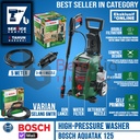 Bosch Jet Cleaner Aquatak 125 1500W Extension Hose 6 Meter AQT 125 Bar