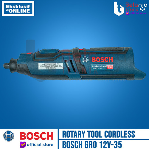 Bosch Rotary Tool Cordless GRO 12V-35 Gerinda Tuner Bor Mini 12 Volts
