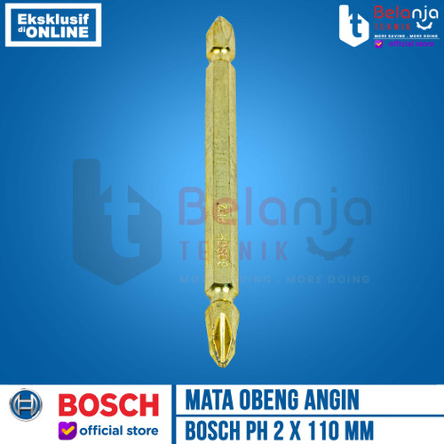 Bosch Screwdriver Magnetic PH 2 x 110 MM Mata Obeng Angin Magnet 1 PCS