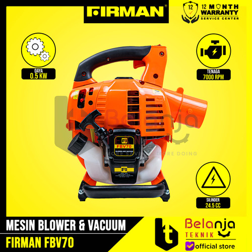 Firman Mesin Blower & Vacuum FBV70 Peniup Agin Debu 2 In 1 FBV 70 4Tak