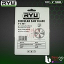 Ryu Circular Saw Blade 4 Inch X 40 T Mata Potong Gergaji Kayu 4" X 40T
