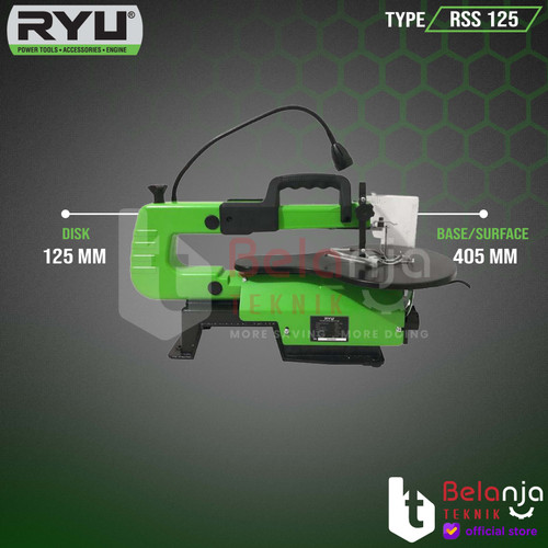 Ryu Scroll Saw 16 Inch RSS 125 120 Watt Mesin Gergaji Ukir RSS125