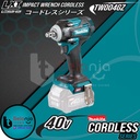 Makita Impact Wrench Cordless TW004GZ 40V Mesin Pembuka Baut Baterai