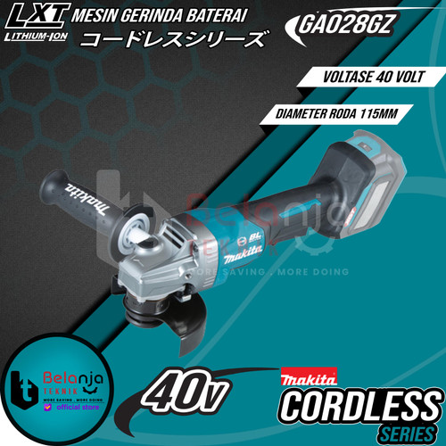 Makita Mesin Gerinda Baterai Cordless GA028GZ Angle Grinder 4.5 Inch