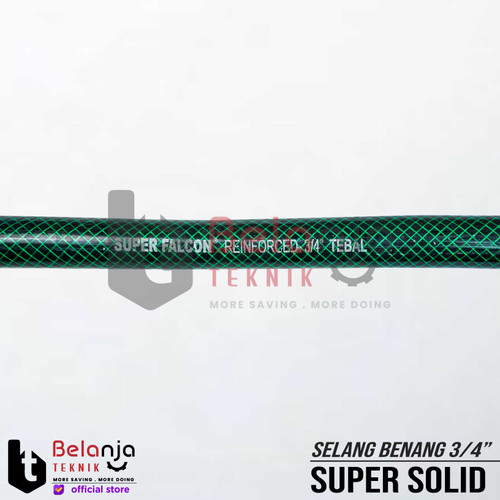 Super Falcon Selang Benang Serat Air Ukuran 3/4" Inch Tebal 3/4 Taman