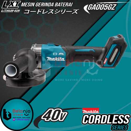 Makita Mesin Gerinda Baterai Cordless GA005GZ Angle Grinder 5 Inch 40V