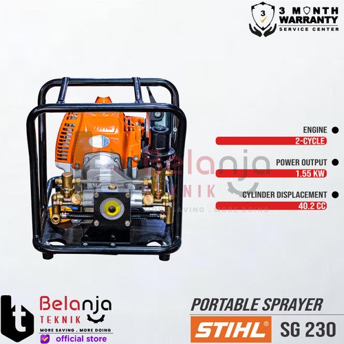 STIHL Portable Sprayer SG 230 Mesin Semprot Air SG230 2 Tak max 40 Bar