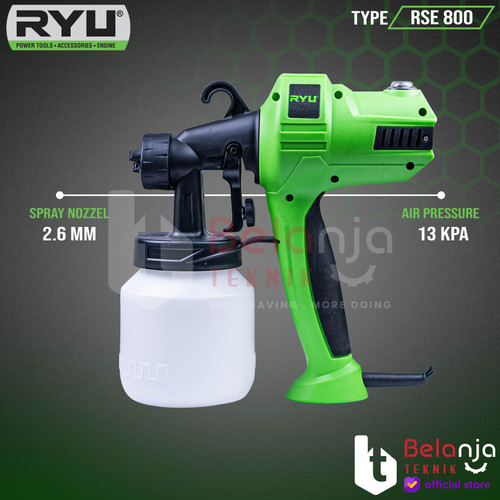 Ryu Spray Gun Elektrik RSE 800 450 Watt Alat Penyemprot Cat Listrik