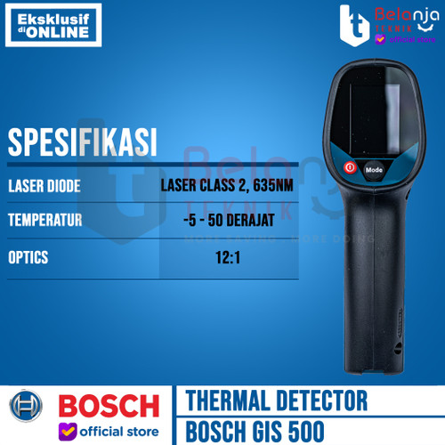 Bosch Professional Thermal Detector GIS 500 Detektor Suhu Thermo Gun
