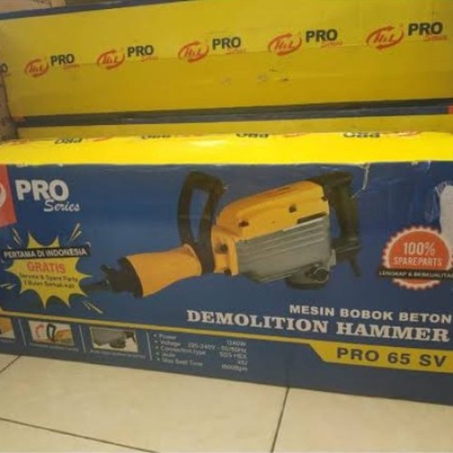 H & L Mesin Bor Bobok Demolition Hammer Bobok Beton HL 65 SV HL65SV