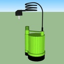 Wasser Submersible Pump WD-101E 100 Watt Mesin Pompa Celup WD 101 E