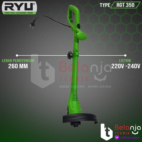 Ryu Trimmer Grass RGT 350 Mesin Potong Rumput Listrik Senar RGT350
