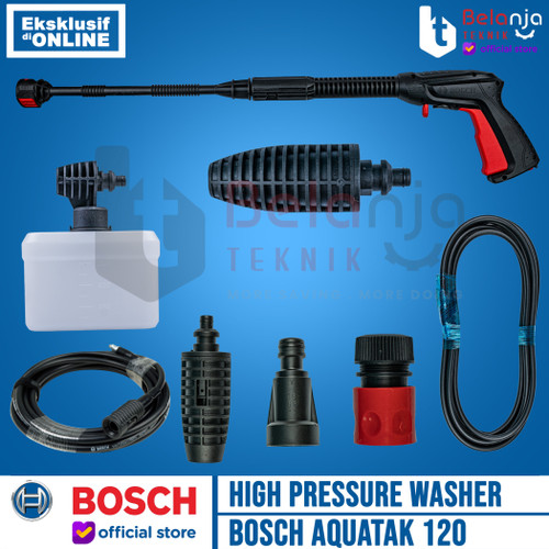 Bosch Jet Cleaner Aquatak 120 1500W Extension Hose 6 Meter AQT 120 Bar