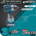 Makita Impact Wrench Cordless TW001GD201 Mesin Pembuka Baut Set 40 V