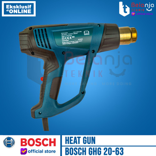 Bosch Hot Gun GHG 20-63 FE Mesin Pemanas Listrik 2000W Digital 4Nozzle