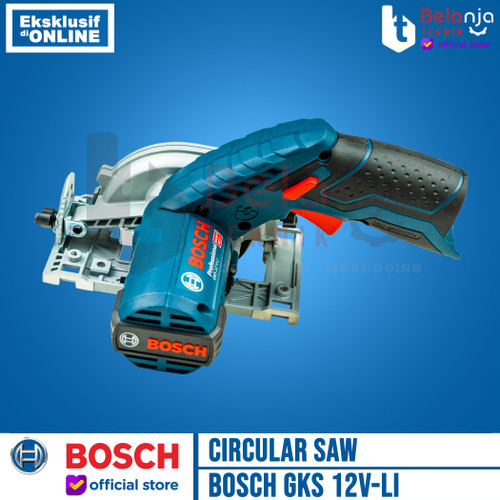 Bosch Circular Saw Cordless GKS 12V-Li Mesin Potong Baterai Unit Only
