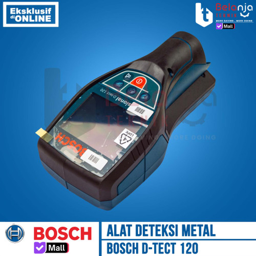 Bosch D-Tect 120 Detector Alat Deteksi Pipa Logam Metal Universal Wall