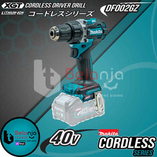 Makita Mesin Bor Obeng Baterai DF002 Cordless Driver Drill DF002GZ 40V