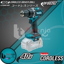 Makita Mesin Bor Obeng Baterai DF002 Cordless Driver Drill DF002GZ 40V