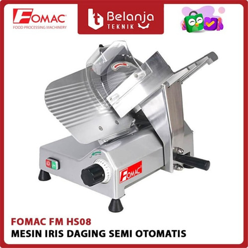 Fomac Mesin Iris Daging Semi Otomatis FM HS08 210 Watt Meat Slicer
