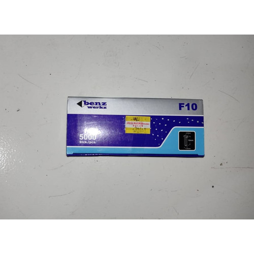 Benz Isi Steples Paku Tembak F10 Lurus Refill Air Nailer 10MM F 10